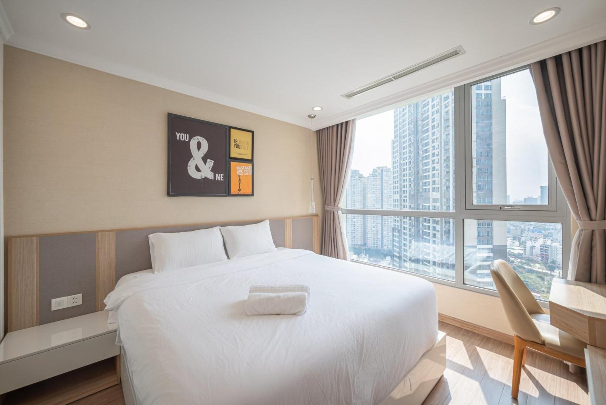 Liam Service Apartment - Vinhome Central Park โฮจิมินห์ซิตี้ ภายนอก รูปภาพ