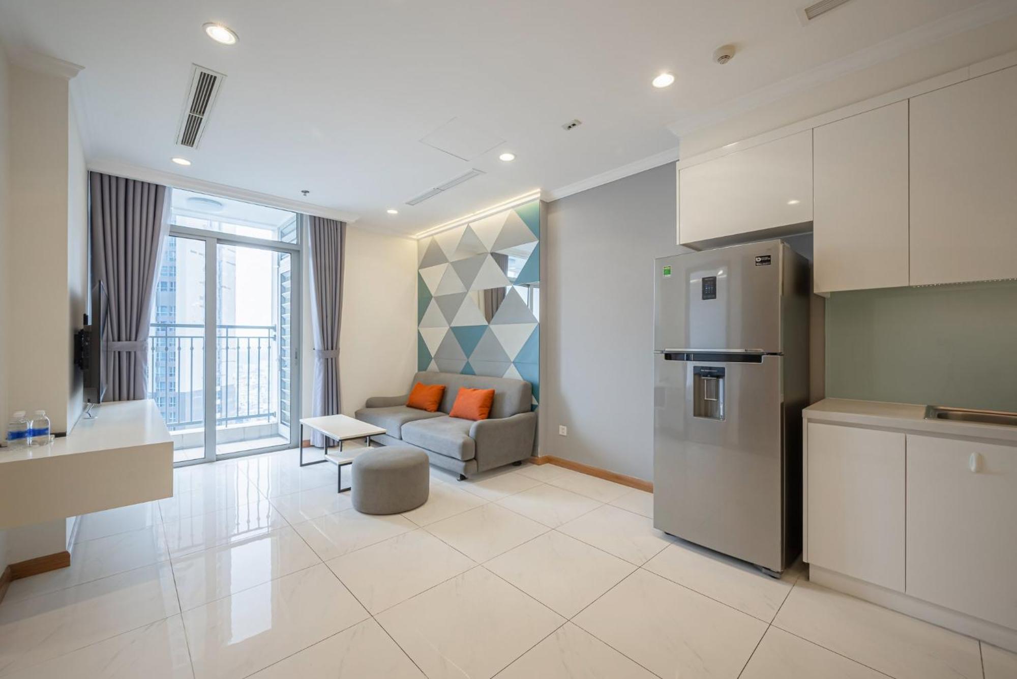 Liam Service Apartment - Vinhome Central Park โฮจิมินห์ซิตี้ ภายนอก รูปภาพ